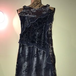 Lacy/velvety dress